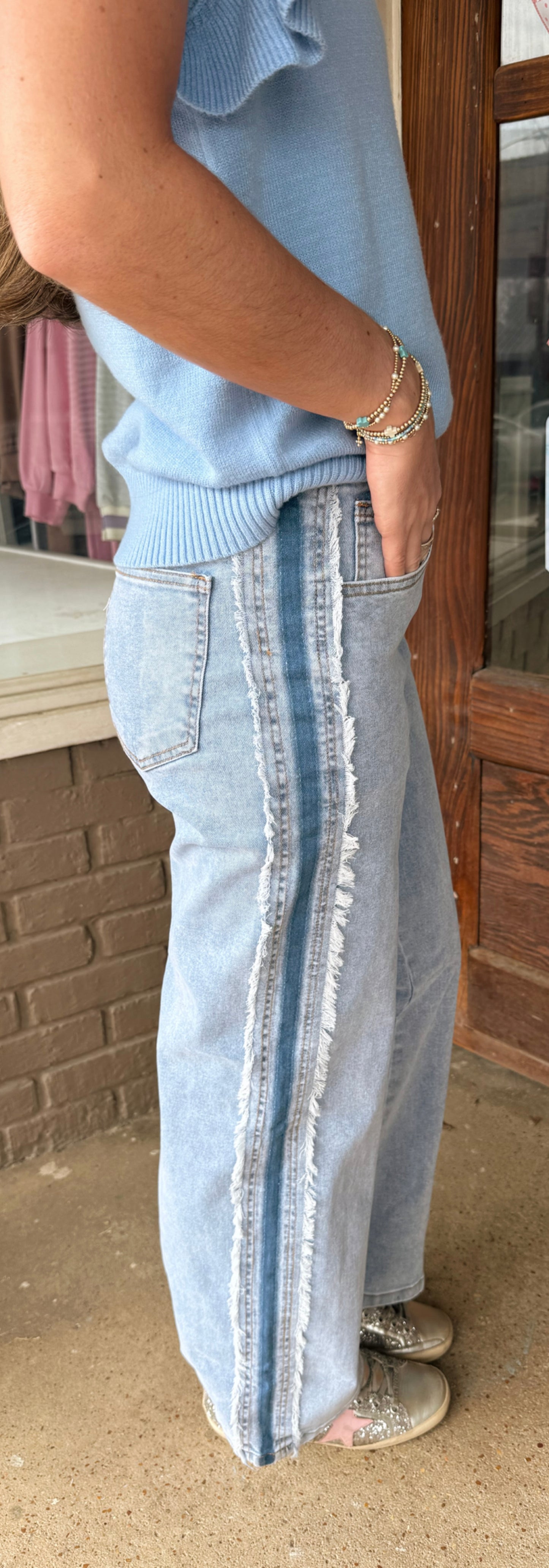 Side Detail Jeans