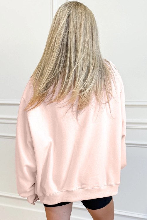 Pink Mockneck