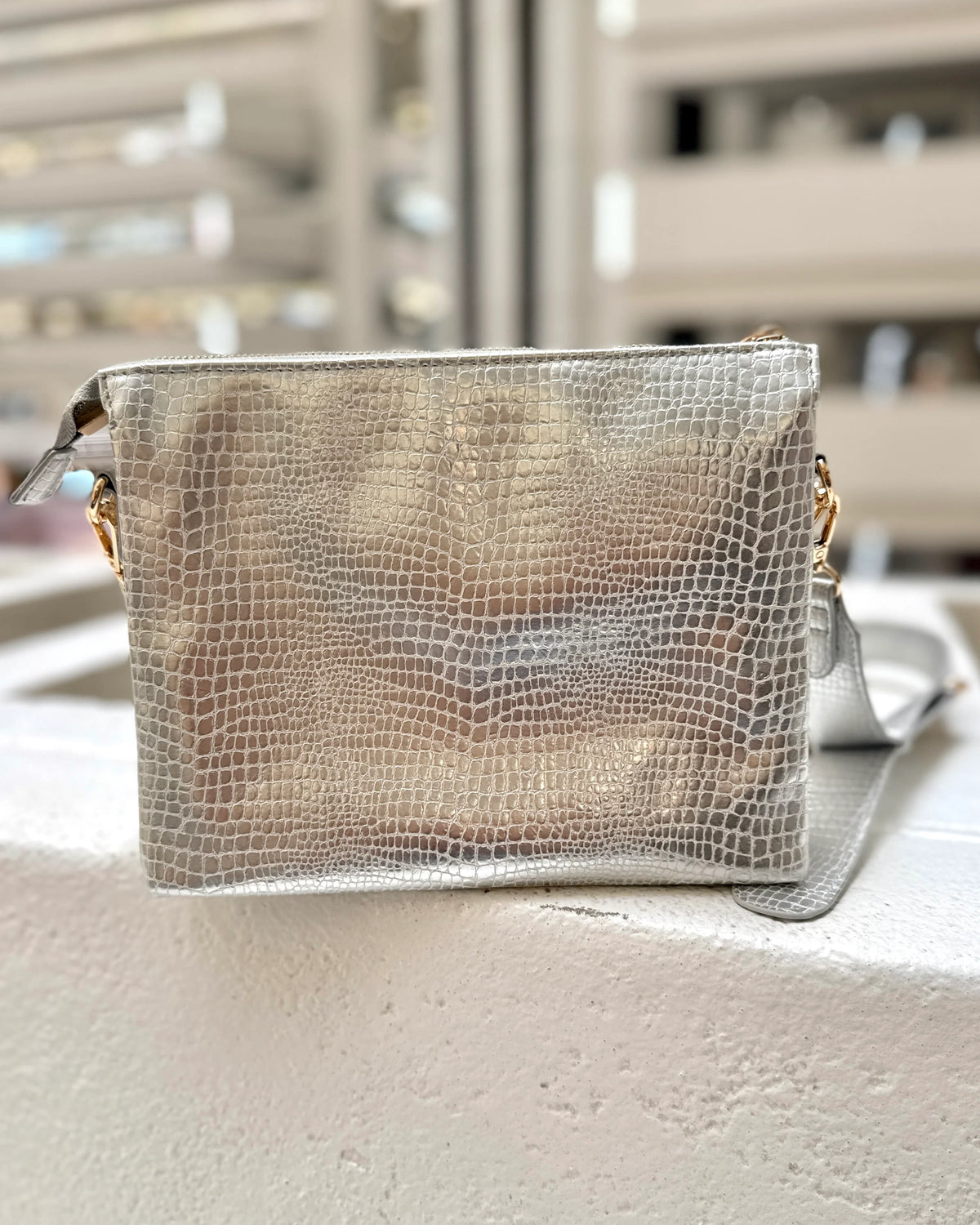 Caroline Hill Silver Ariana Crossbody
