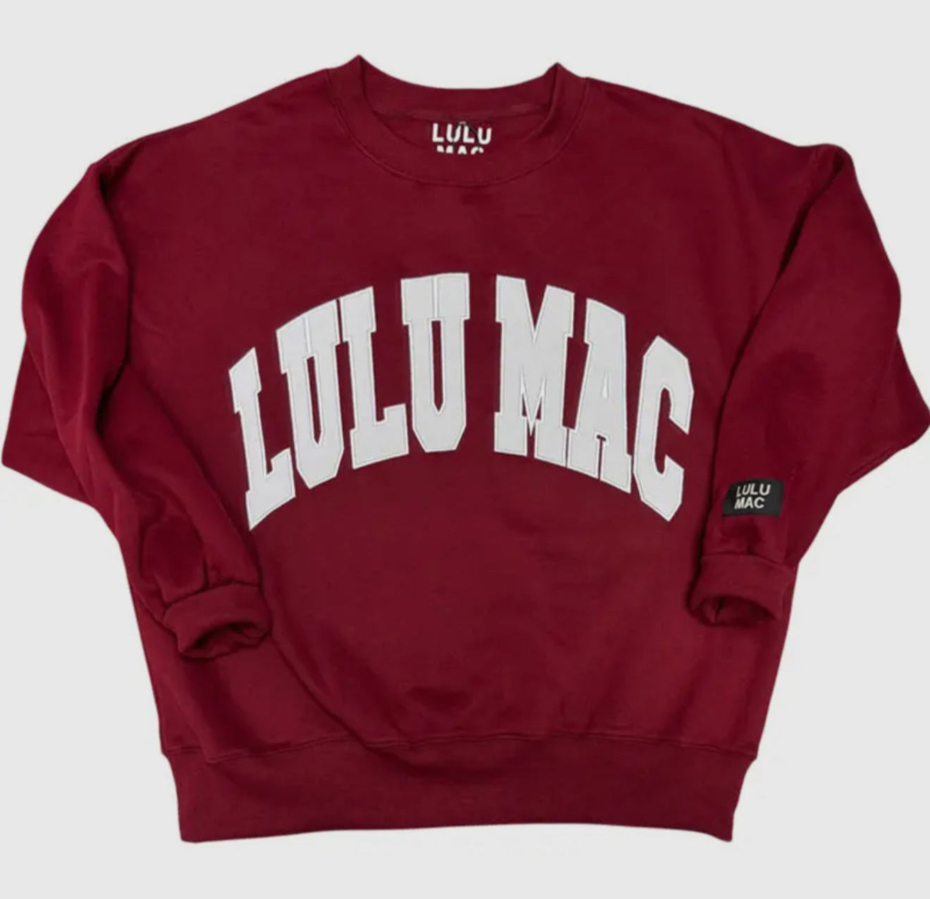 Maroon Lulu Mac Sweatshirt