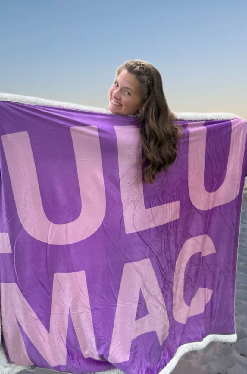 Purple Lulu Mac blanket