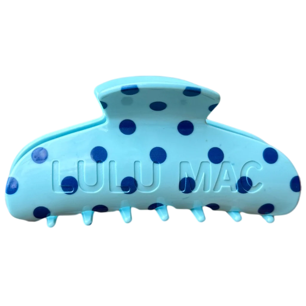 Lulu Mac Blue/Navy Dot Clip