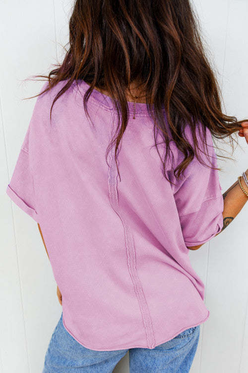 Purple Simple Tee