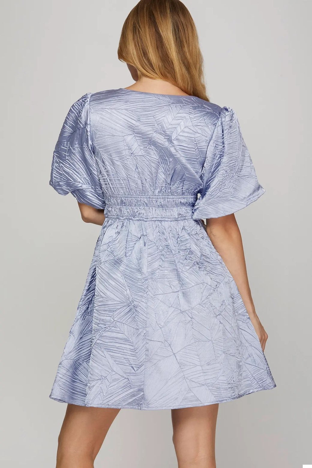 Blue Detailed Dress