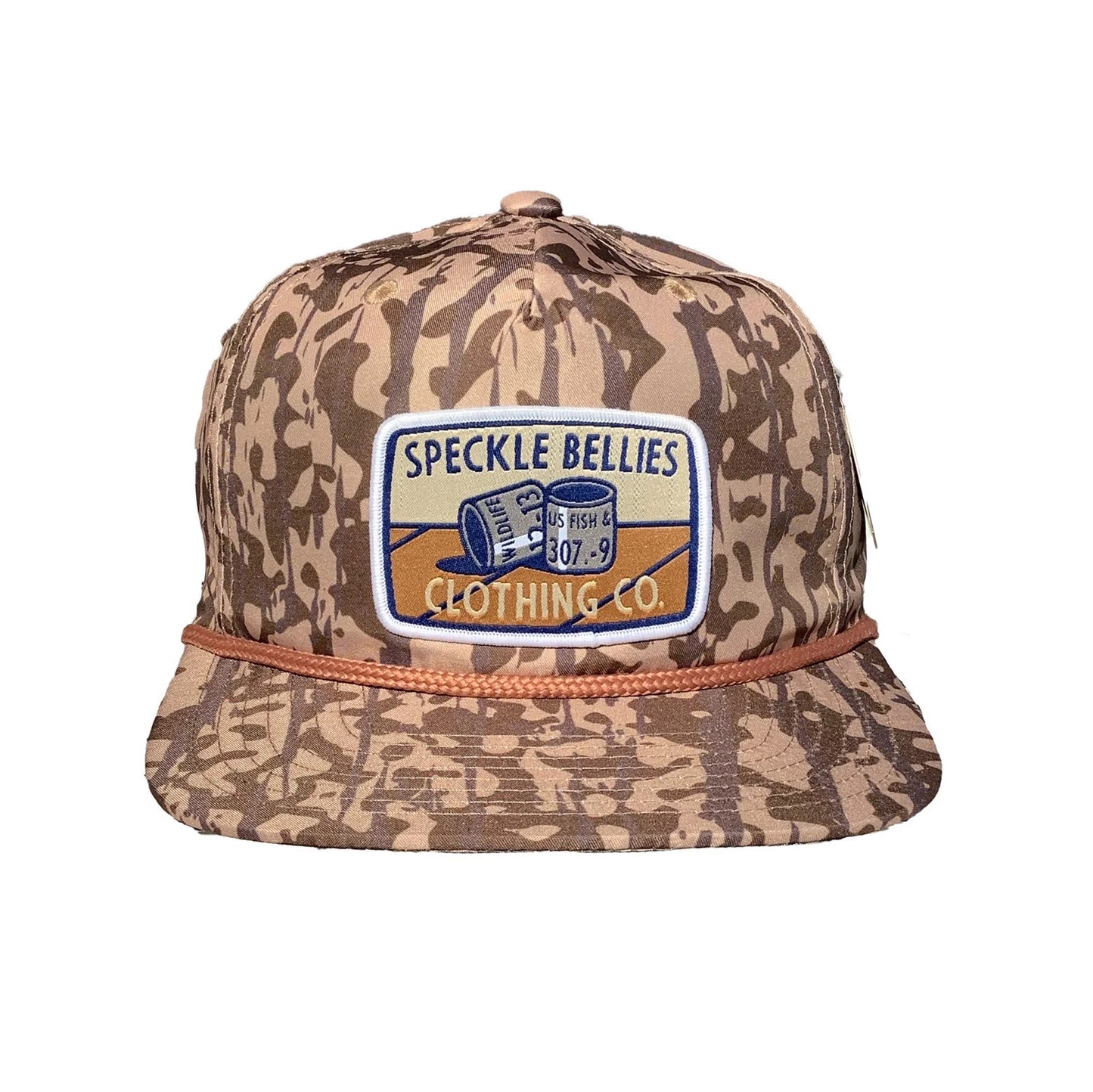 Brown Camo Speckle Bellies Hat