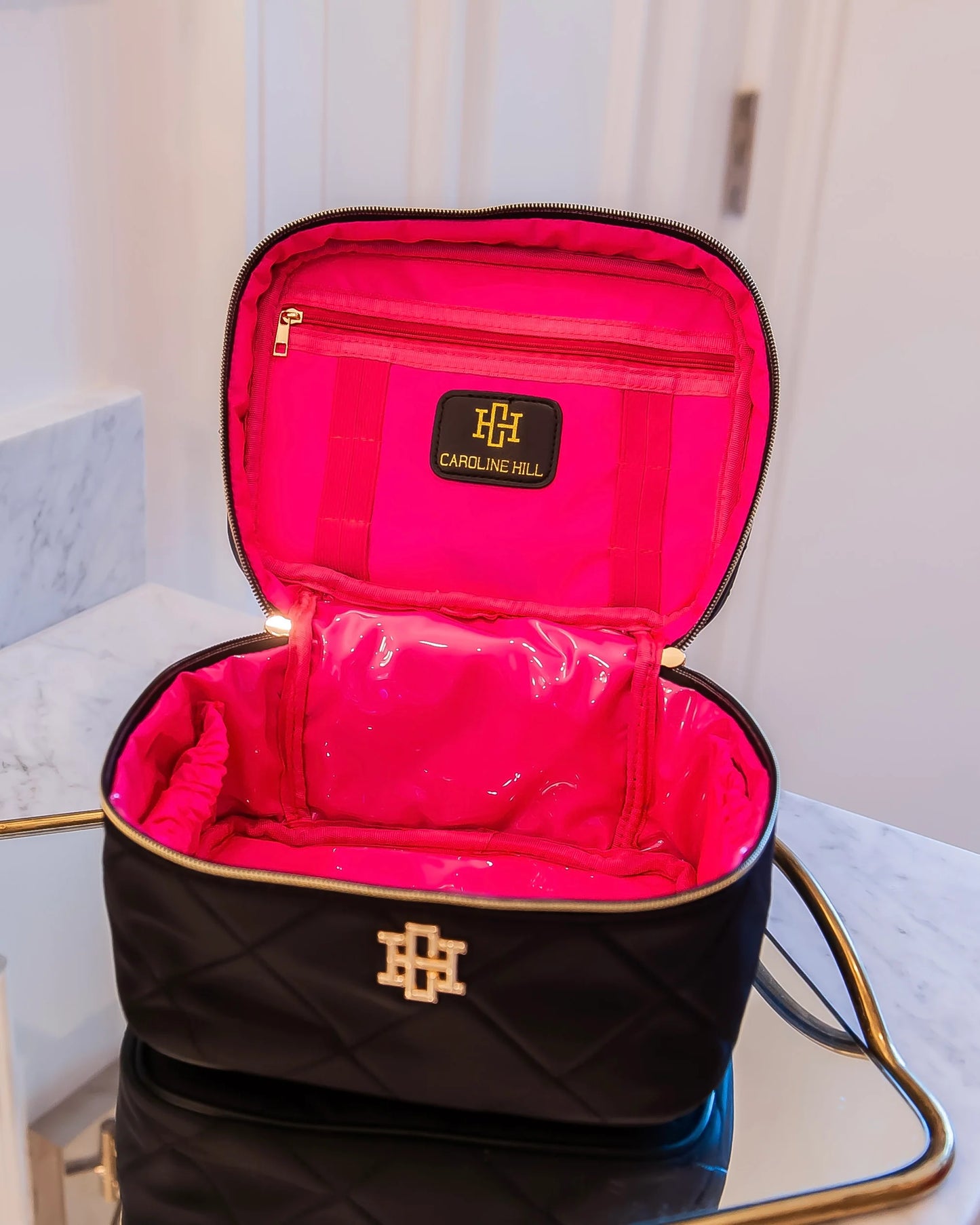 Caroline Hill Black Makeup Case