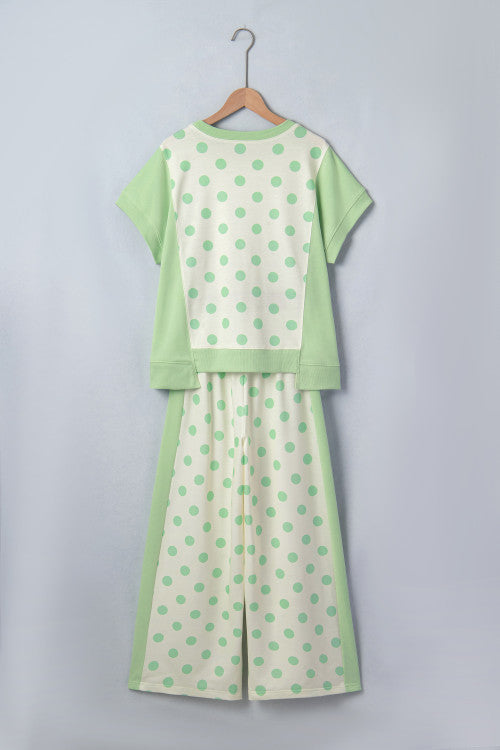 Polka Dot Pant Set