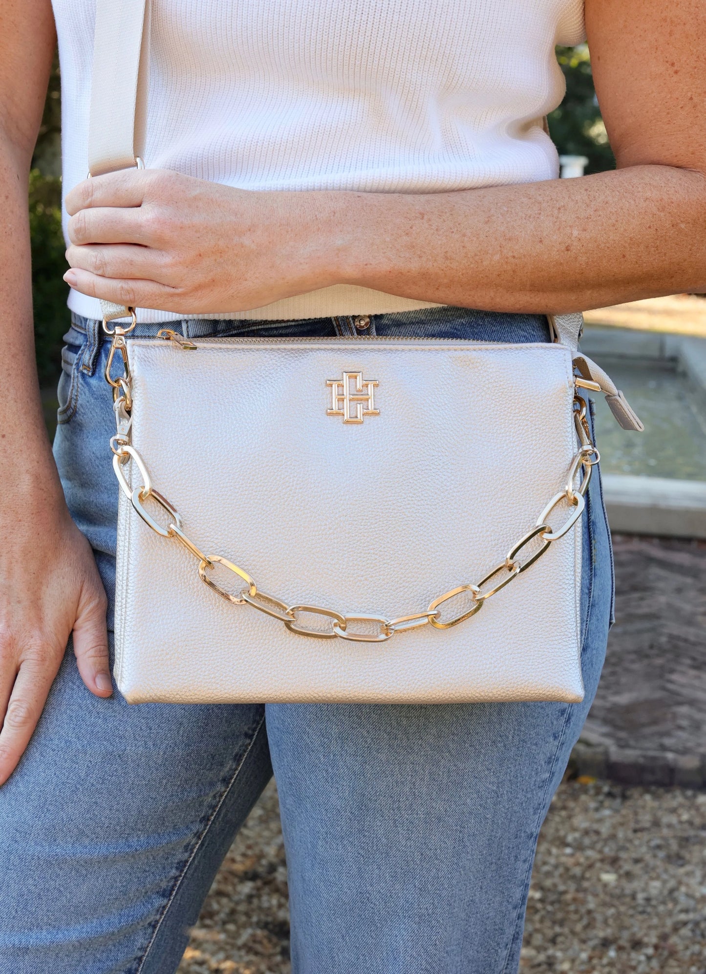 Caroline Hill Pearl Ariana Crossbody