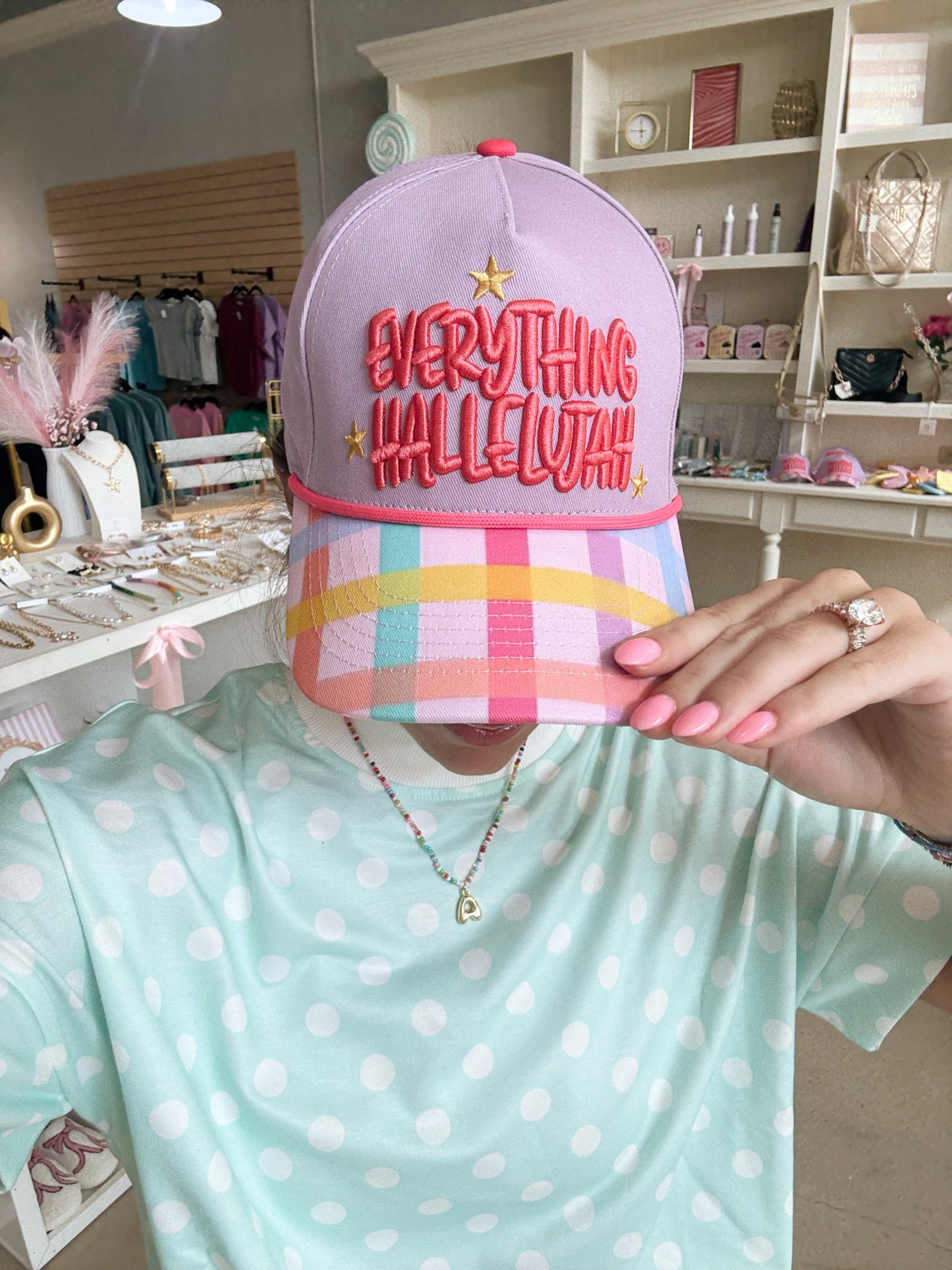 Everything Hallelujah Embroidered Hat