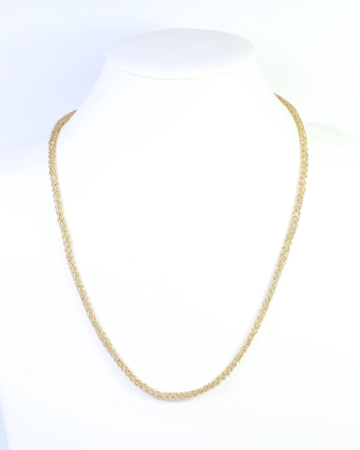Caroline Hill Gold Woven Cord Necklace