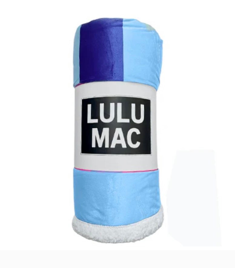 Blue lulu Mac blanket