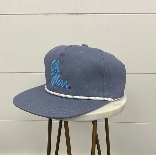 Ole Miss Speckle Bellies Rope Hat