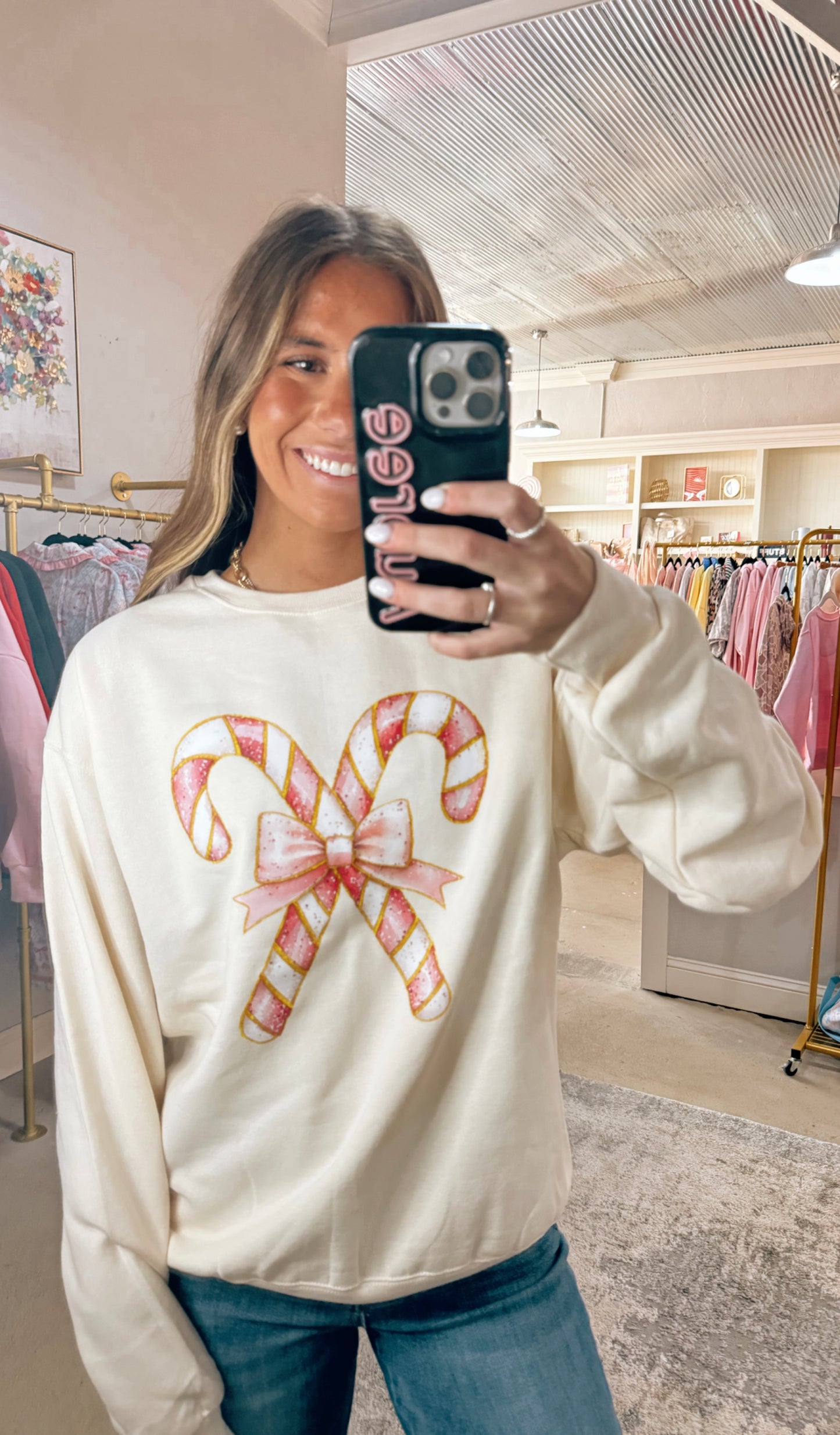 Candy Cane Sweatshirt