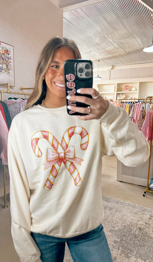 Candy Cane Sweatshirt