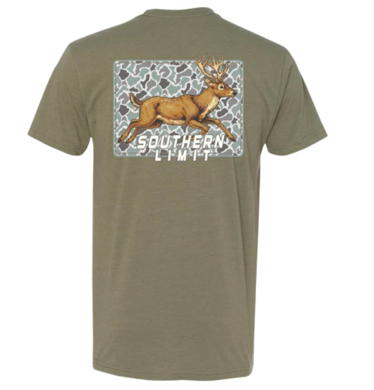 Green Southern Limit Buck Tee