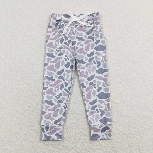 Boys Grey Camo Joggers