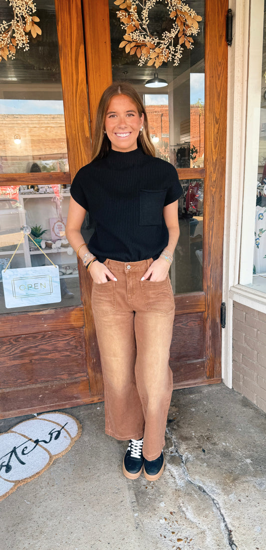 Brown Jeans with Pockets