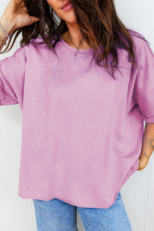 Purple Simple Tee