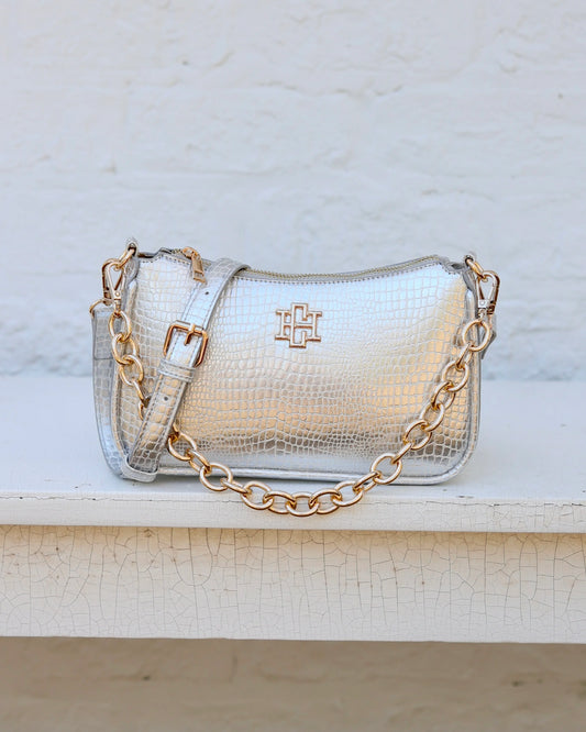 Caroline Hill Silver Joan Crossbody