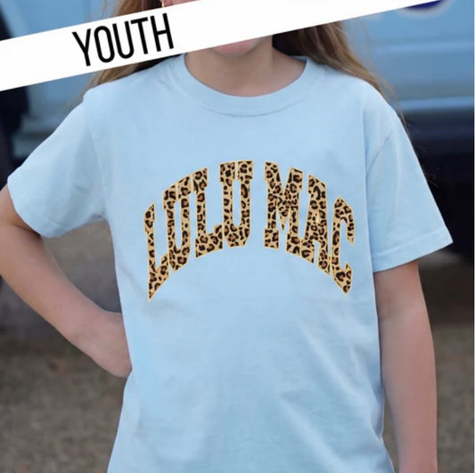 Blue Youth Leopard Lulu Mac Tee