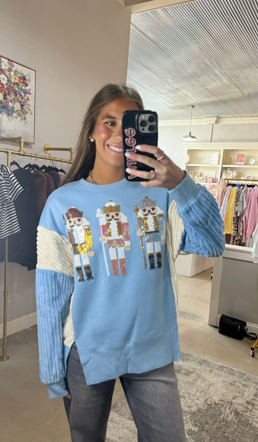 Sequin Nutcracker top