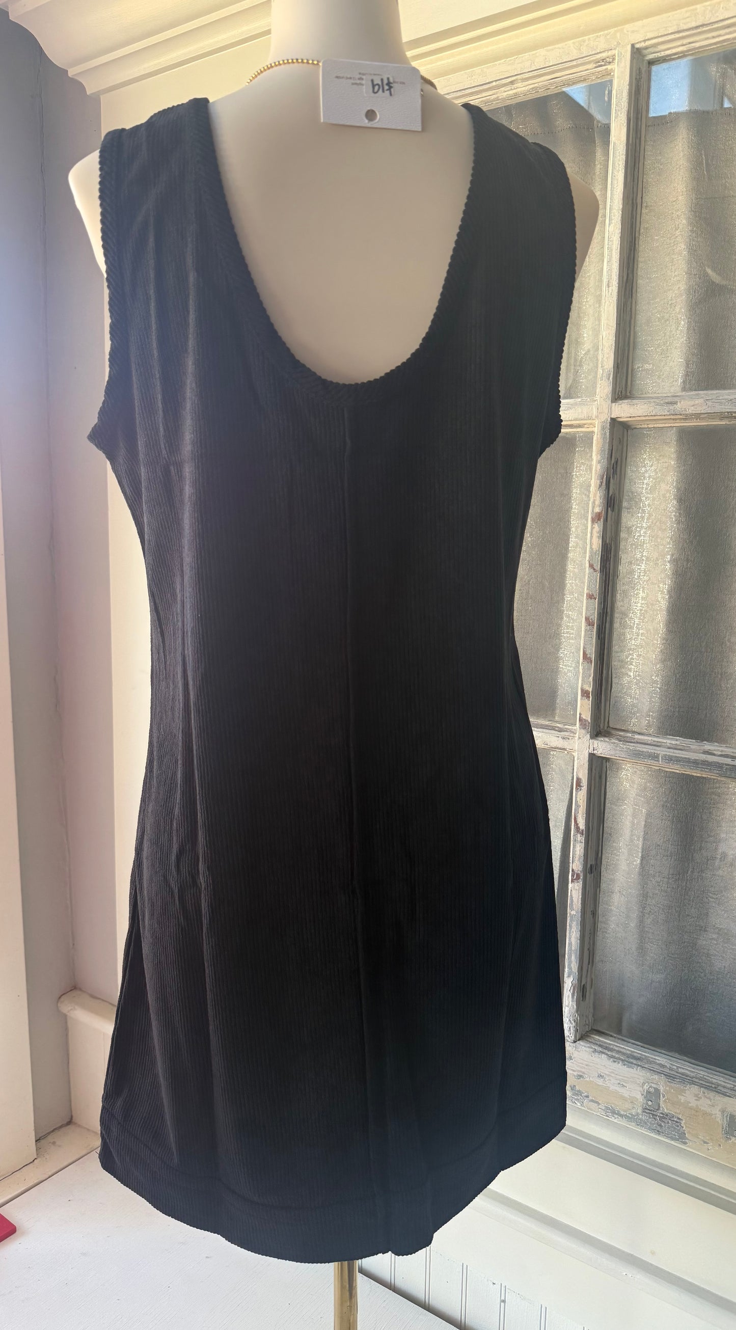 Black Corduroy Dress