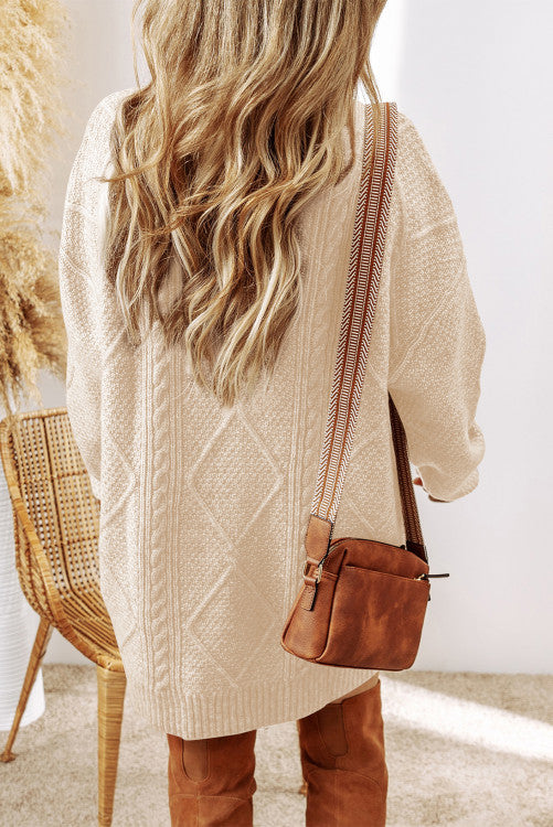 Cream Sweater Dress