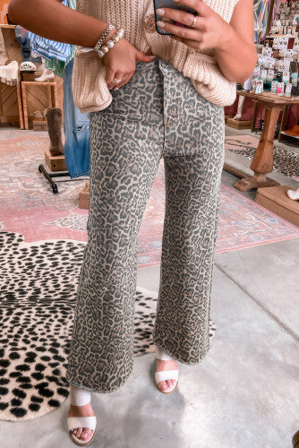 Leopard Jeans