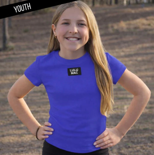 Royal Blue Youth Lulu Mac Tee