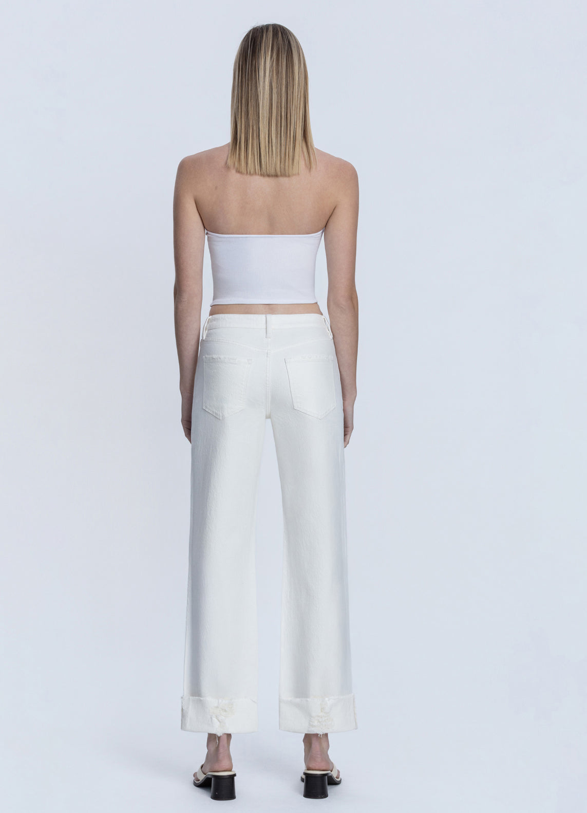 White Vervet Jeans