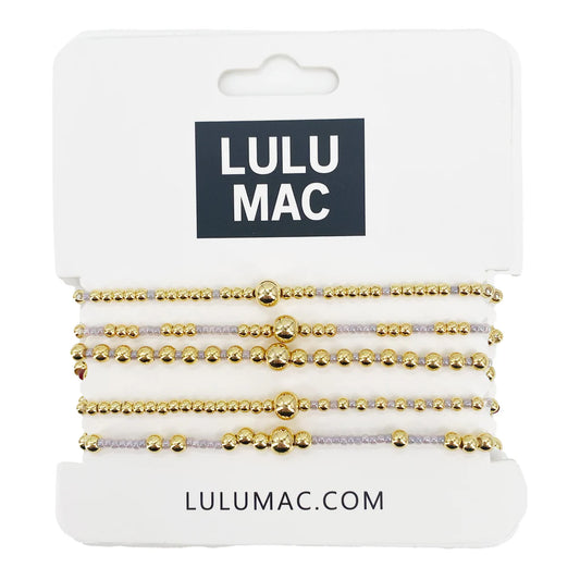Gold/Silver  Lulu Mac Bracelet Set