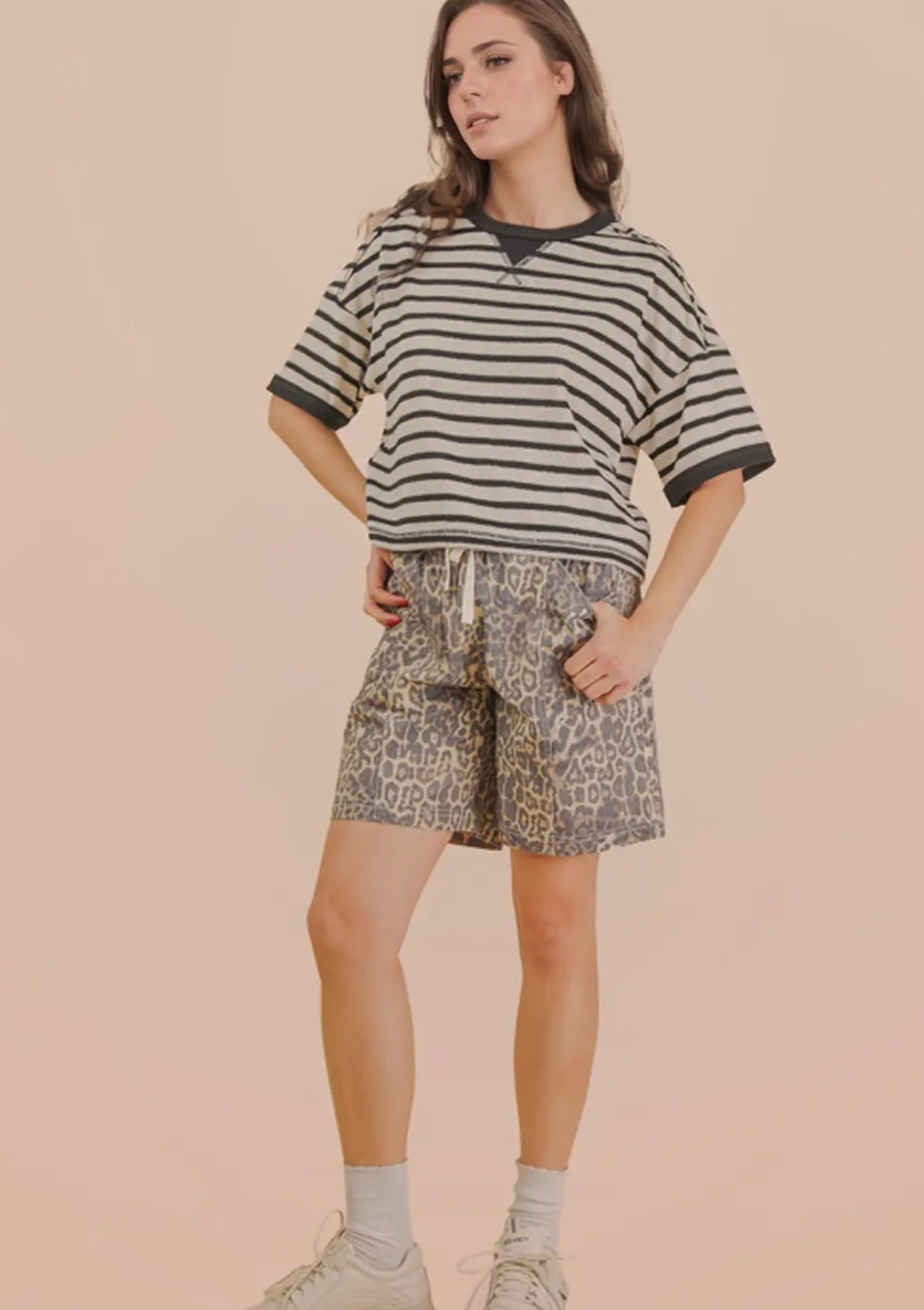 Black Striped Top