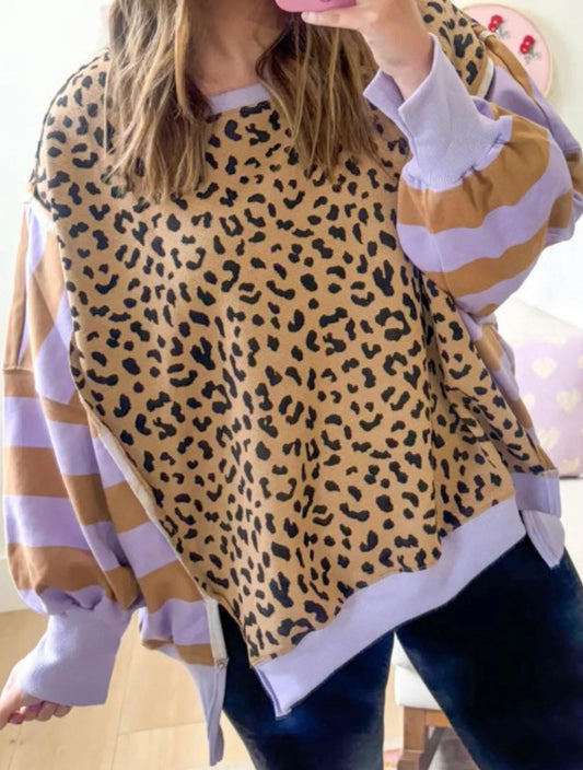 Leopard Plus Top
