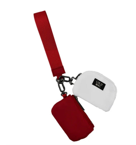 Maroon & White Lulu Mac Wrislet