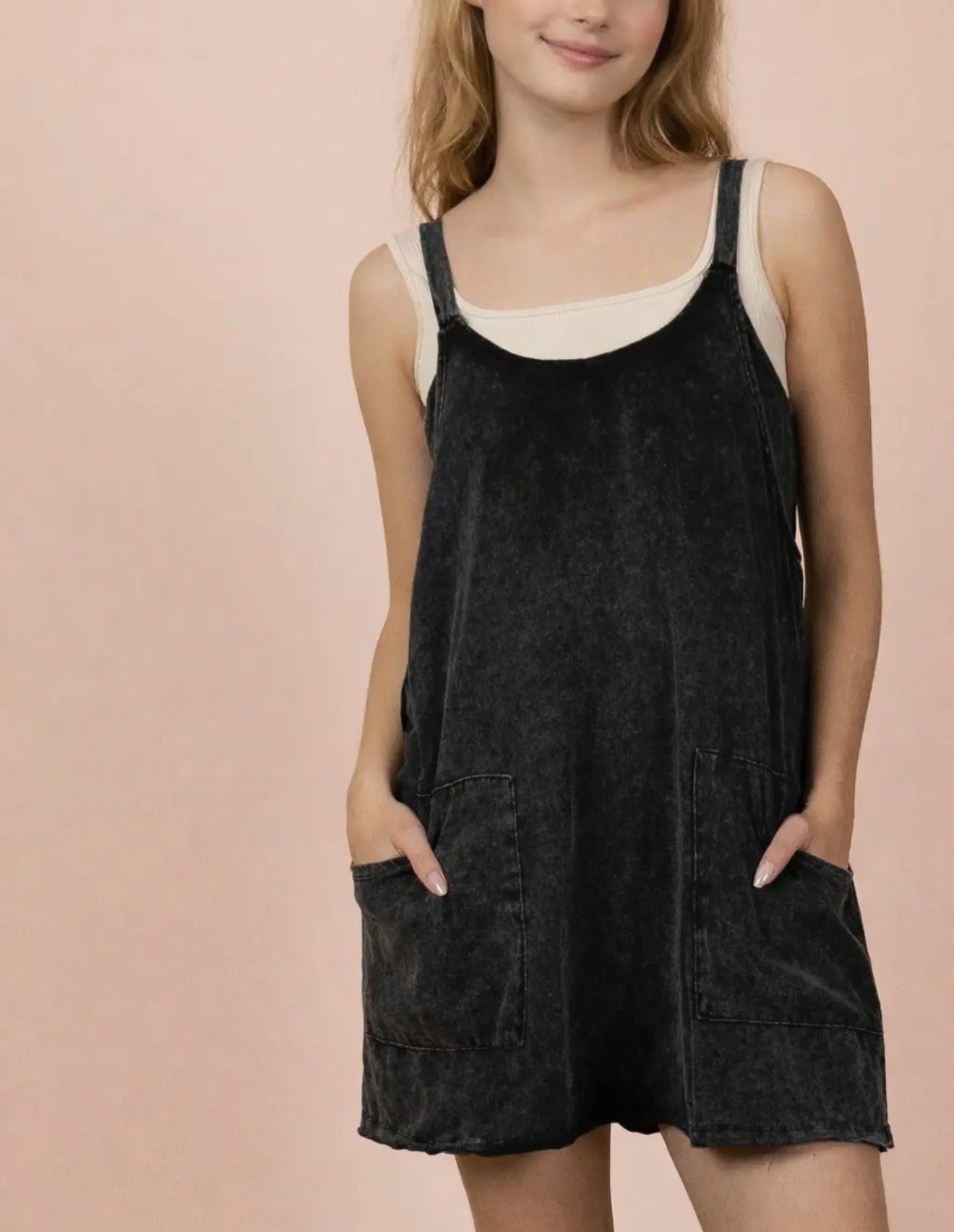 Black Athletic Dress with Built in Shorts