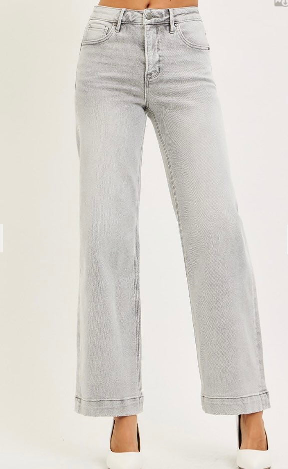 Light Grey Risen Jeans