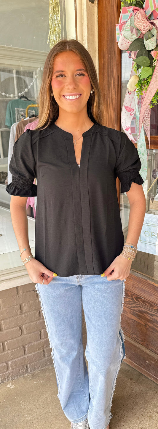 Black Simple Top