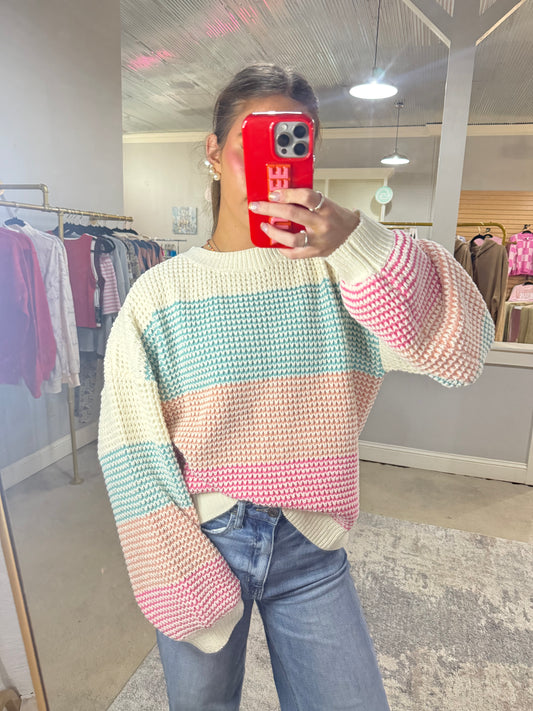Multicolor Striped Sweater