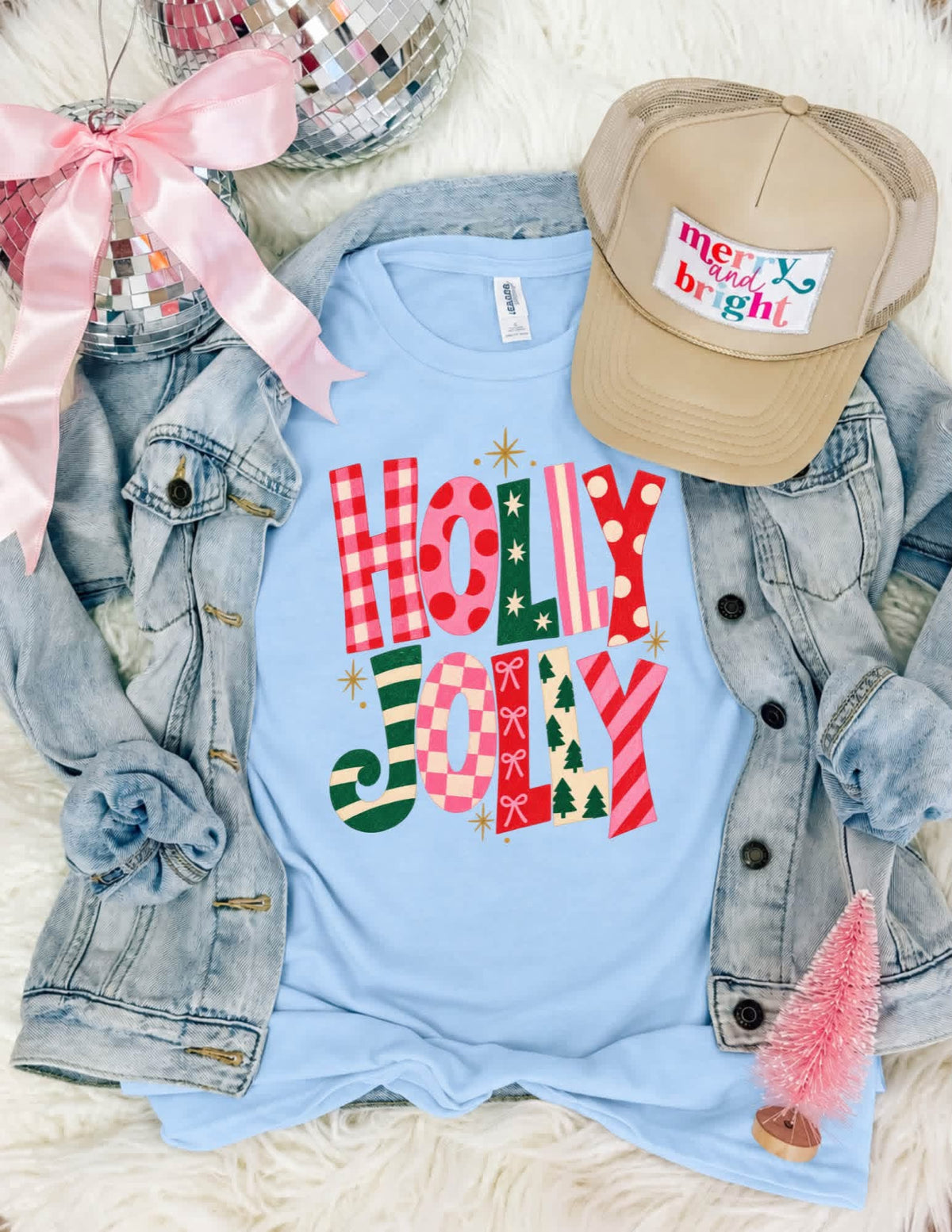 Holly Jolly Short Sleeve Gildan Tee