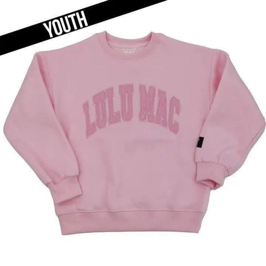 Youth Pink Lulu Mac Sweatshirt
