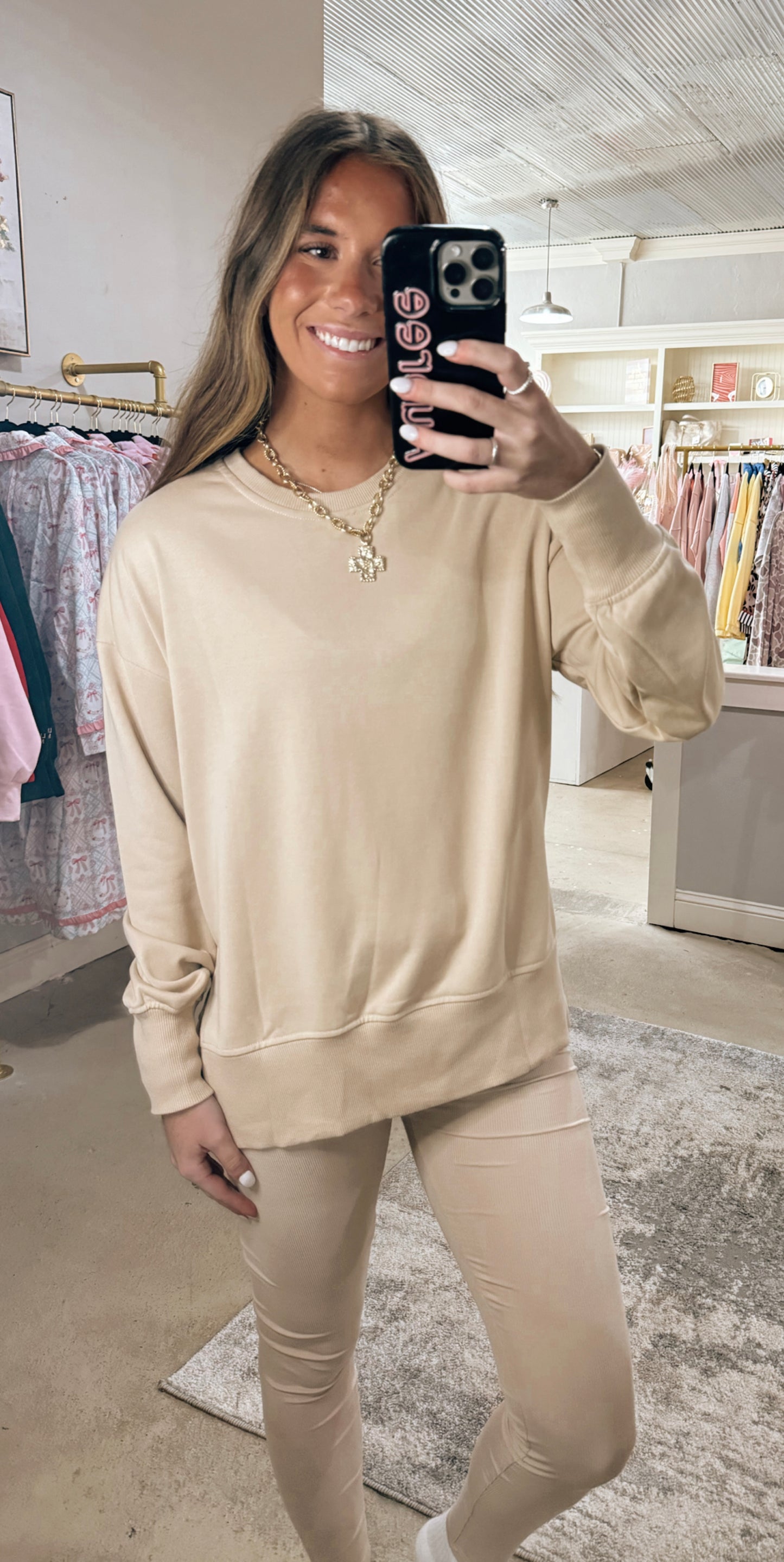 Beige Legging Set