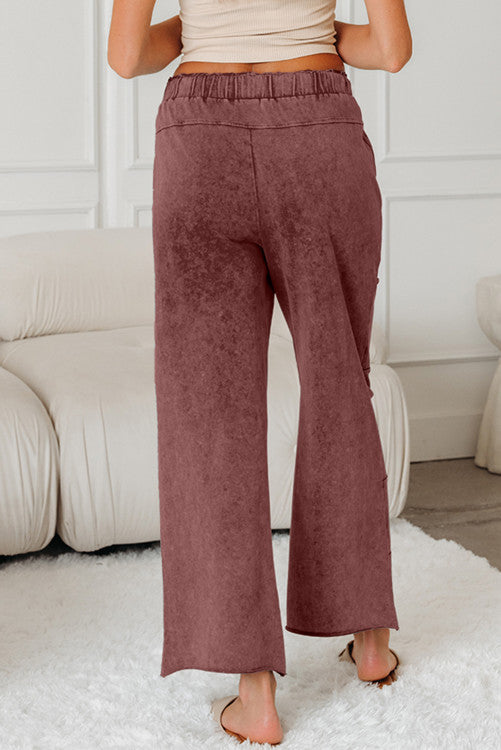 Maroon Cargo Pants