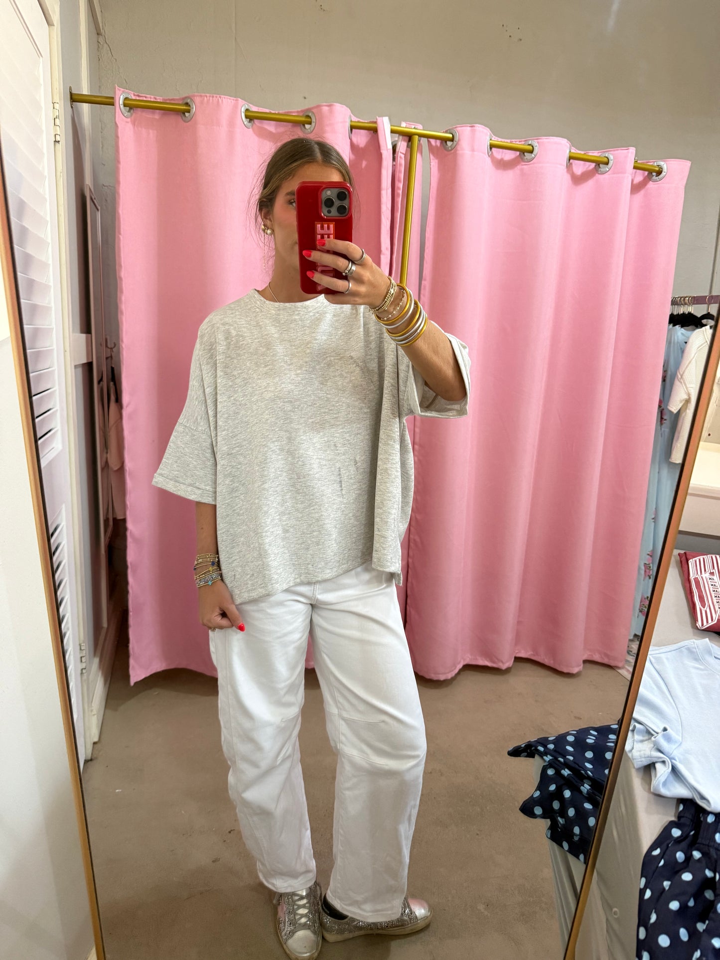 Simple Grey Top