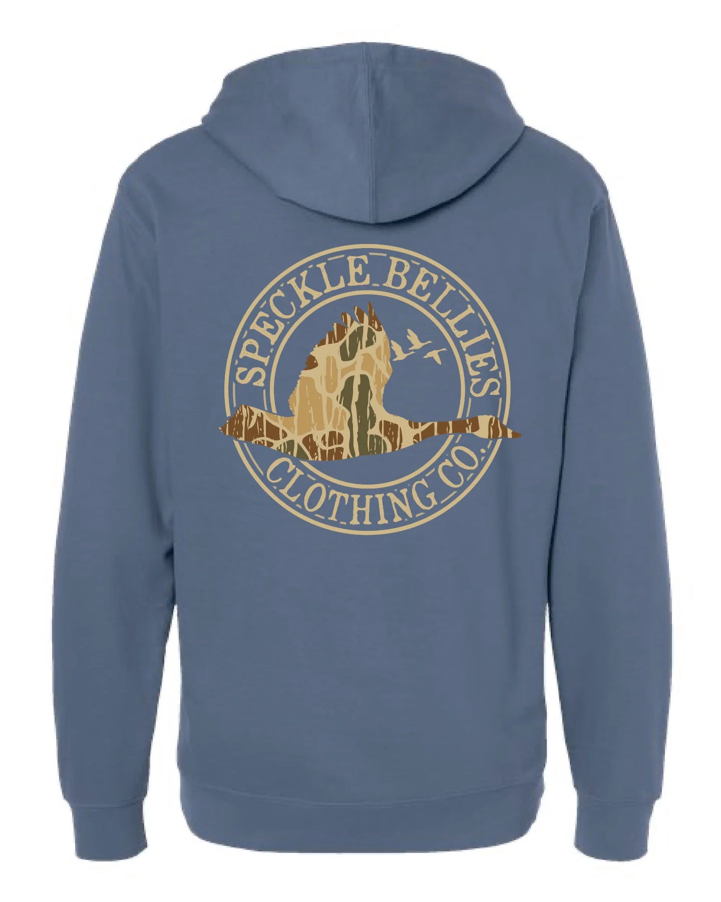 Blue Speckle Bellies Hoodie