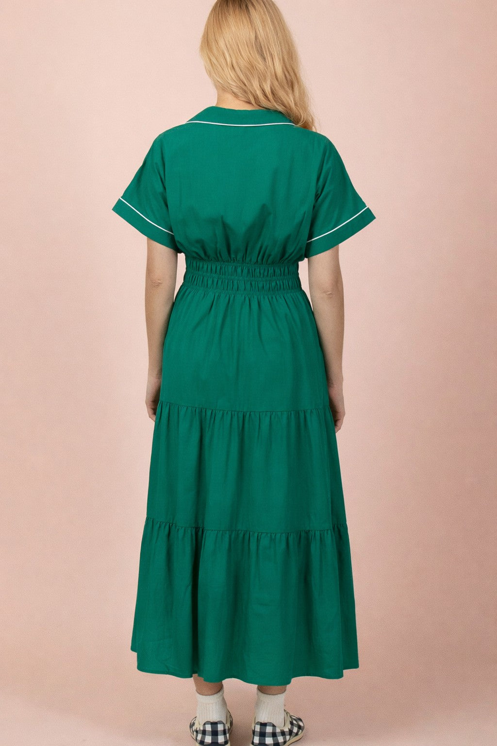 Green Tiered Dress