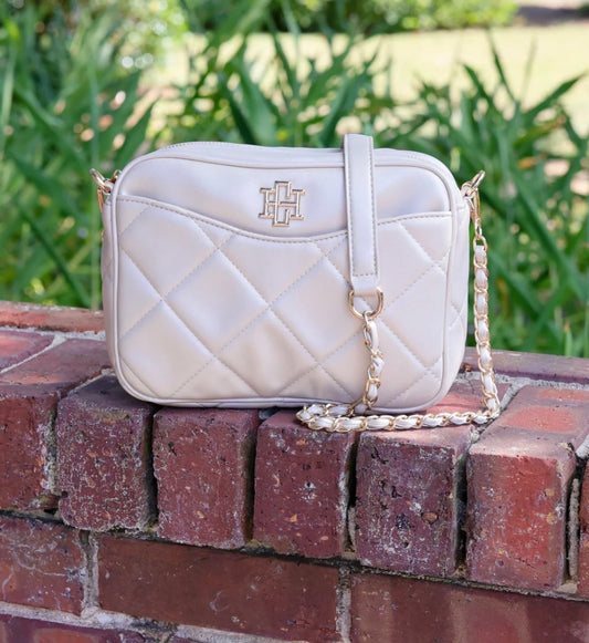 Pearl Quilted Caroline Hill Crossbody