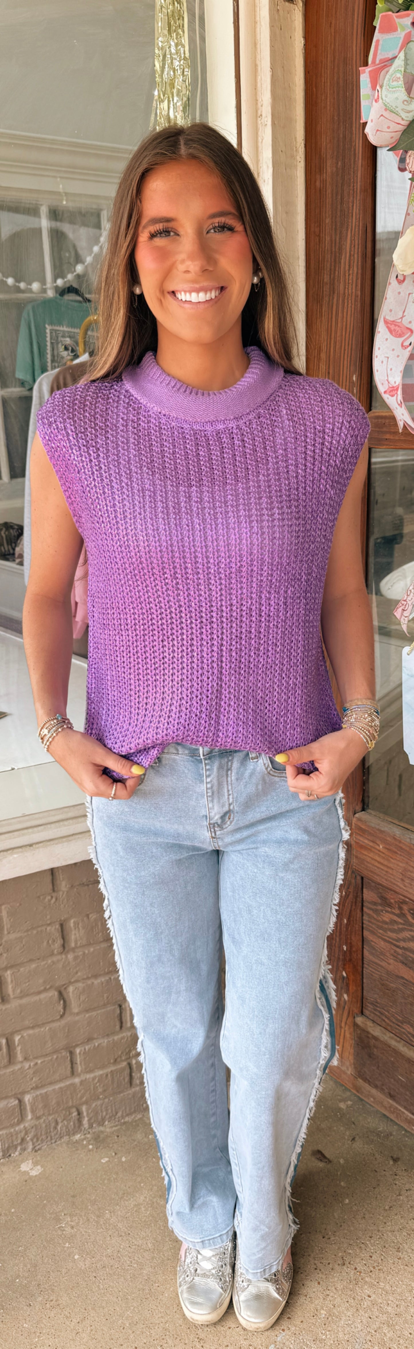 Purple Shimmer Top