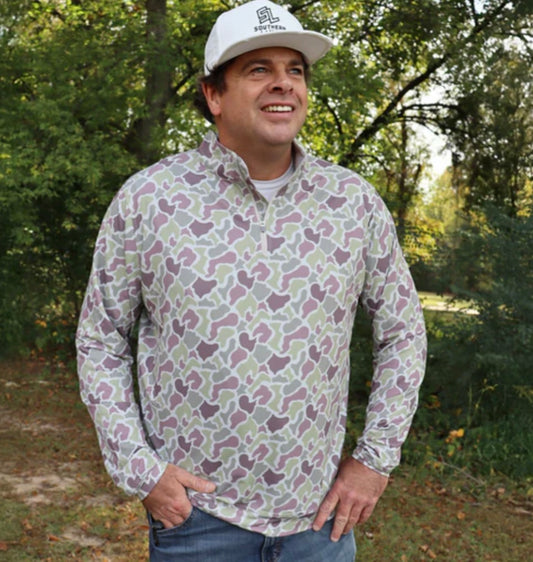 Southern Limit Camo Quarter Zip