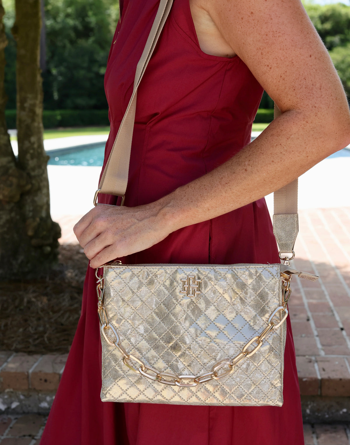 Caroline Hill Champagne Pop Ariana Crossbody