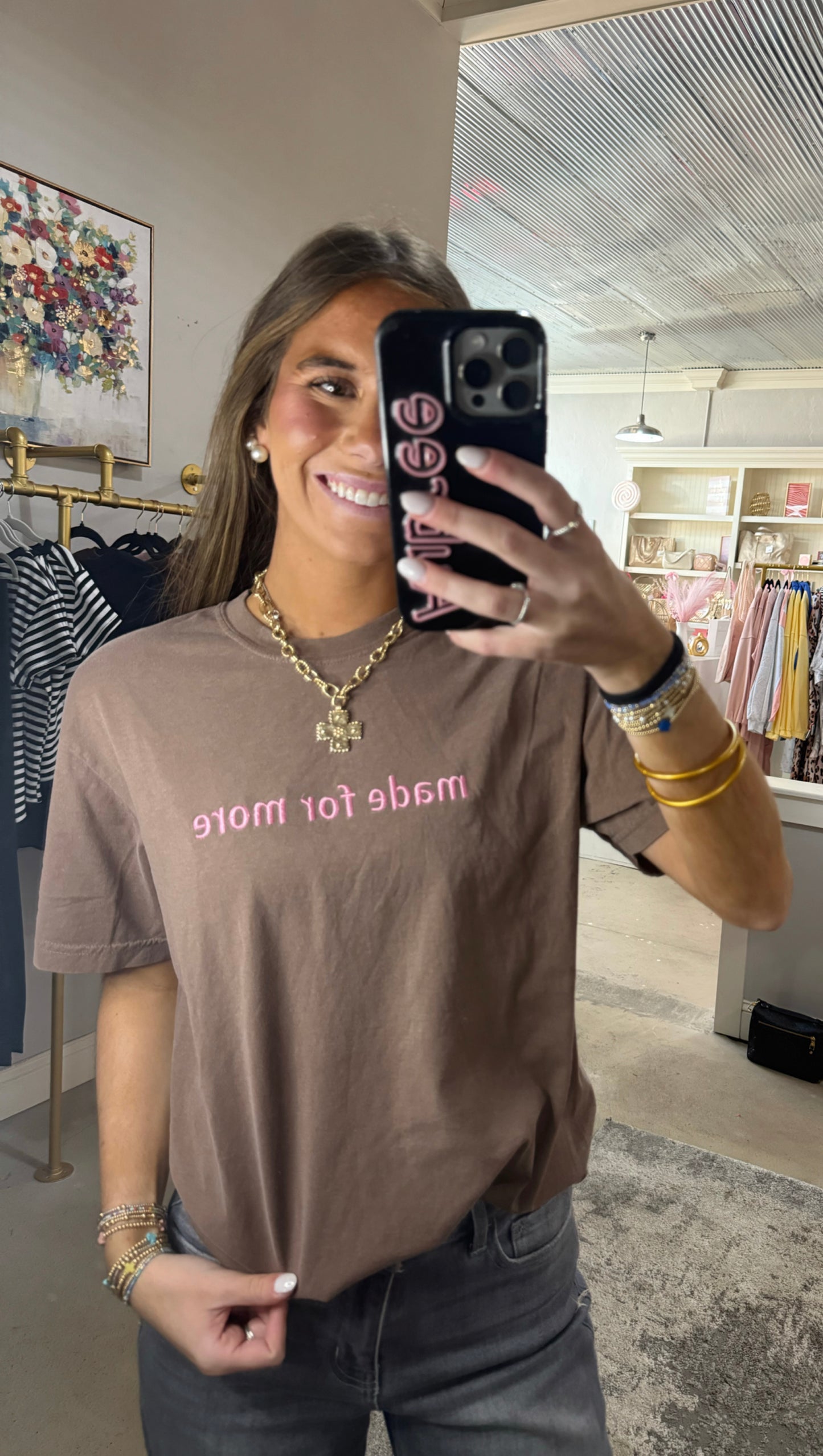 Made for More Embroidered Tee